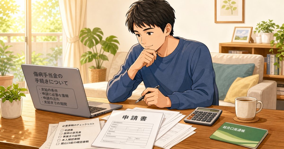 休職したばかりで不安な方へ｜傷病手当金の申請から振込までの全手順