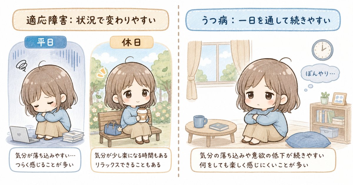 見逃してはいけない適応障害のサインと具体的な症状